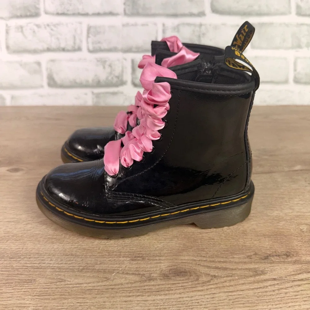 Dr. Martens 1460 Ribbon Lace Boots Girls 12